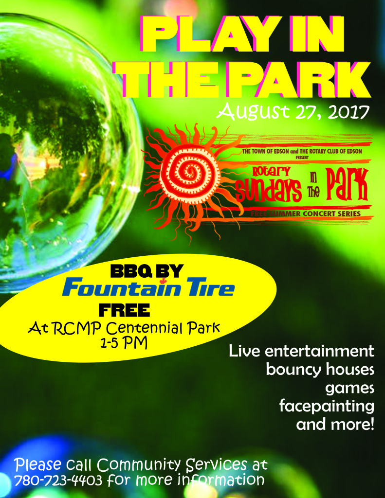 Play in the Park poster 2017