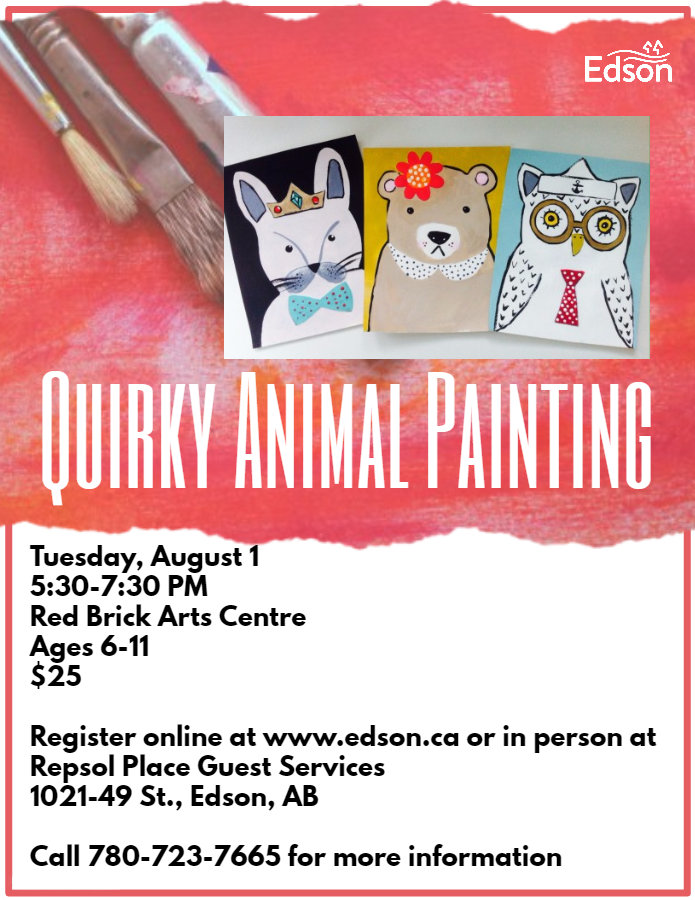 Quirky Animal Painting August 1