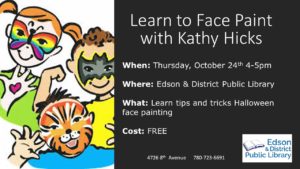 Learn to Face Paint @ Edson & District Public Library